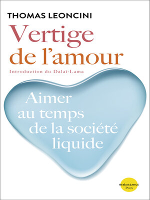 cover image of Vertige de l'amour